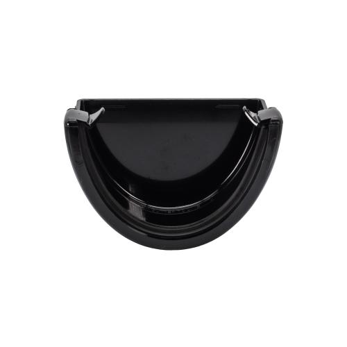 Ext Stop End Deepflow Gutter Black