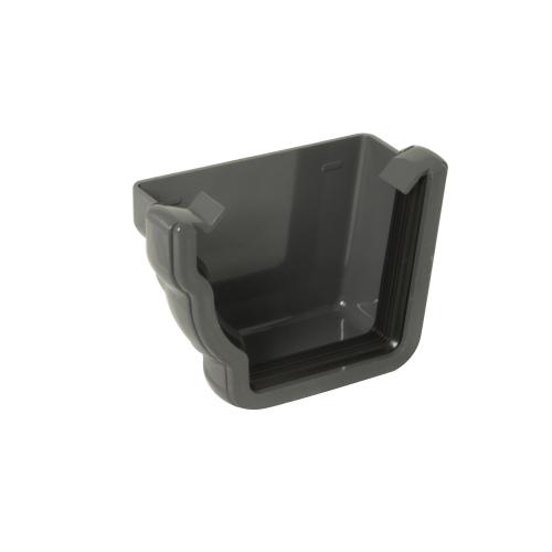 L/H External Stop End Ogee Anthracite Grey