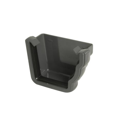 R/H External Stop End Ogee Anthracite Grey