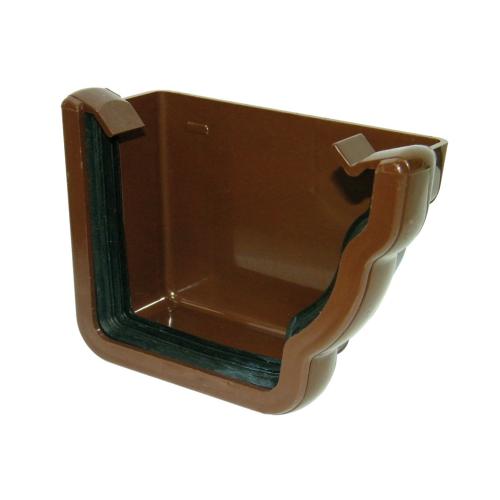 R/H External Stop End Ogee Brown