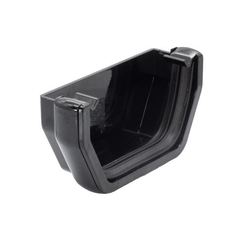 External Stop End Square Black