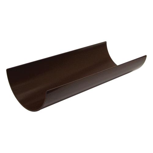 4M Half Round Gutter Brown (800 Centres)