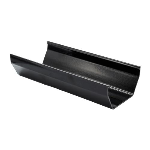 4M Square Gutter Black (800 Centres)