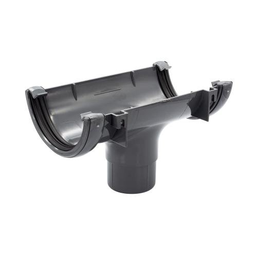 Running Outlet Round Anthracite Grey