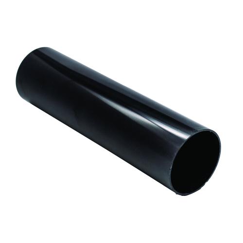 2.75M Round Down Pipe Black