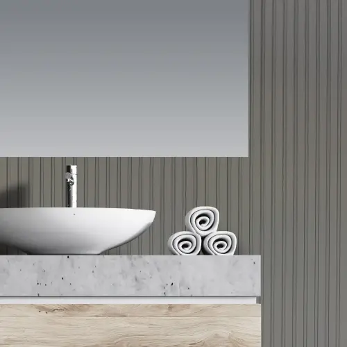 Slat Legends Internal Water Resistant Panelling 2.9m x 121.5mm Grey