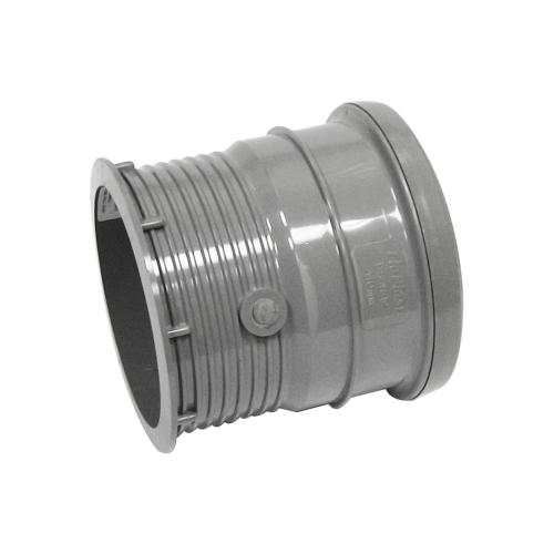 Drain Connector Push Fit Grey