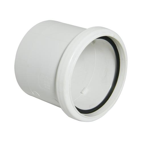 Pipe Coupler Single Socket Push Fit White