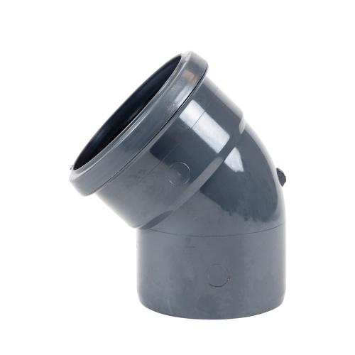 135* Bend Single Socket Push Fit Anthracite Grey