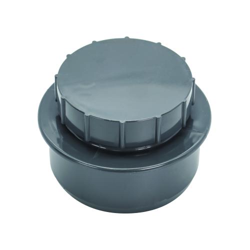 Screwed Acces Cap Push Fit Anthracite Grey