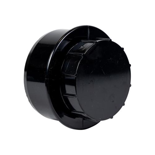 Screwed Acces Cap Push Fit Black