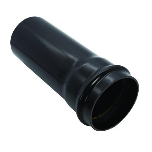 4m Single Socket Pipe Push Fit Black