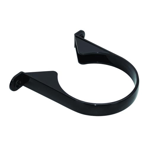 Pipe Clip Push Fit Black