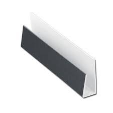 10mm 'J' Starter Trim Anthracite Grey - 5m