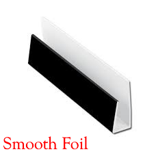 Freefoam 10mm 'J' Starter Trim Smooth Foil Black RAL 9011 - 5m