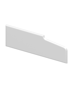 Pair End Cap for 85mm Stub Cill Brilliant White