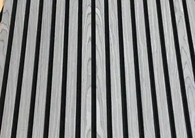 Slat Legends Ultra Internal Acoustic Panelling 2.4m x 600mm Dark Grey Oak