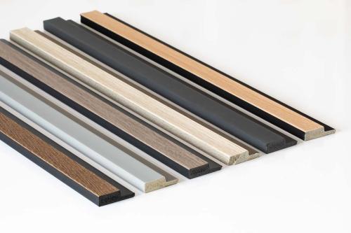Slat Legends Internal Water Resistant Panelling LEFT Trim 2.9m x 42.2mm Anthracite