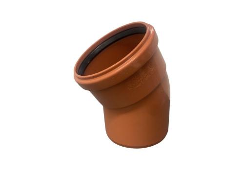 110mm Underground Bend Single Socket 30 Degree