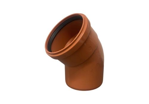 110mm Underground Bend Single Socket 45 Degree