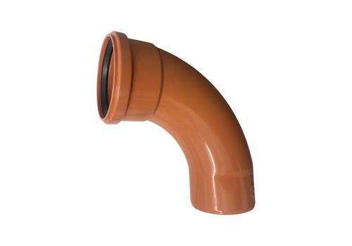110mm Underground Bend Single Socket 87.5 Degree