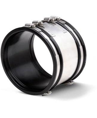 Underground 225 Clay Pipe to Polysewer 265-290mm adaptor to 240-265mm