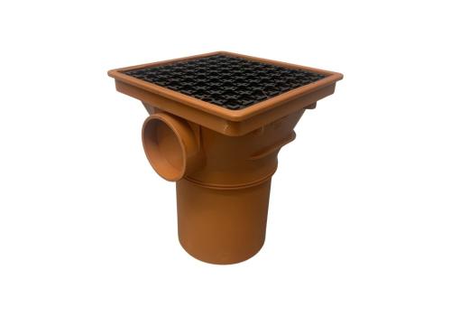 110mm Underground Square Hopper & Grid