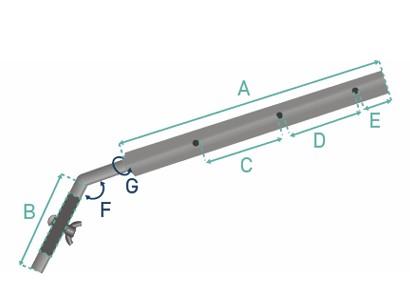 Galvanised Side Rafter Bracket for Gutter Clips