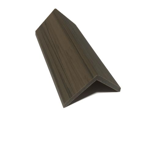 Slatted SG - Walnut - Composite Corner 'L' Trim - 55x55 @3.6m