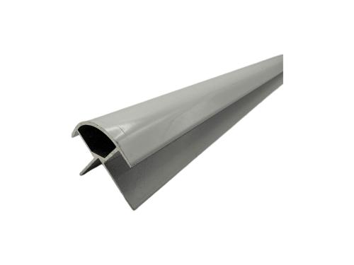 Fit & Forget 10mm White Aluminium External Corner 2.4m