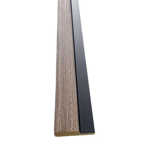 R/H Trim Sulcado 3 Slat Panel Walnut 26mm x 12mm x 2.6m (Large)