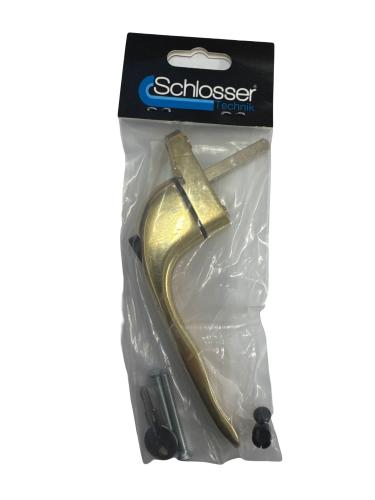 Inline Window Espag Handle - Gold