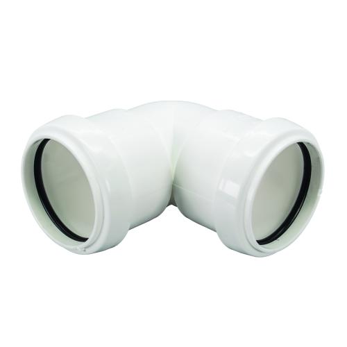 40mm Bend 90* Push Fit White