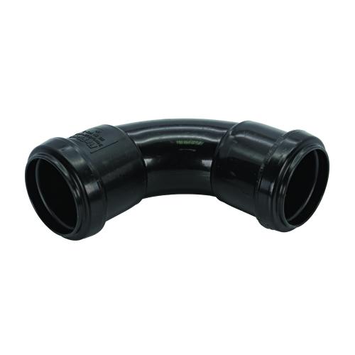 32mm Swept Bend 92.5* Push Fit Black