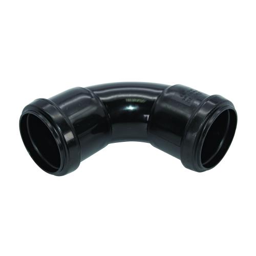 40mm Swept Bend 92.5* Push Fit Black