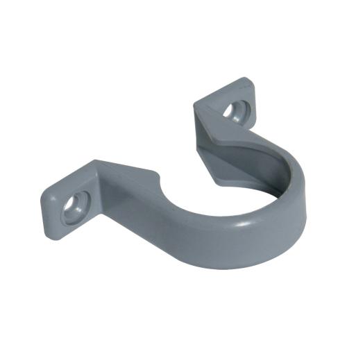 32mm Pipe Clip Push Fit Grey