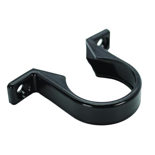 40mm Pipe Clip Push Fit Black