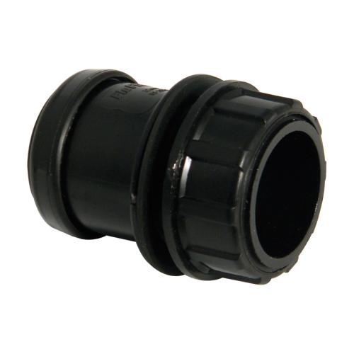 32mm Tank Connector Push Fit Black