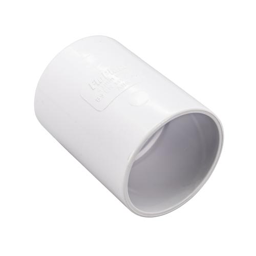 40mm Straight Coupler Solvent White