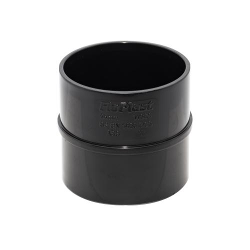 50mm Straight Coupler Solvent Black