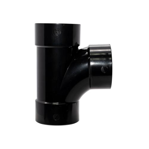 50mm Swept Tee Solvent Black