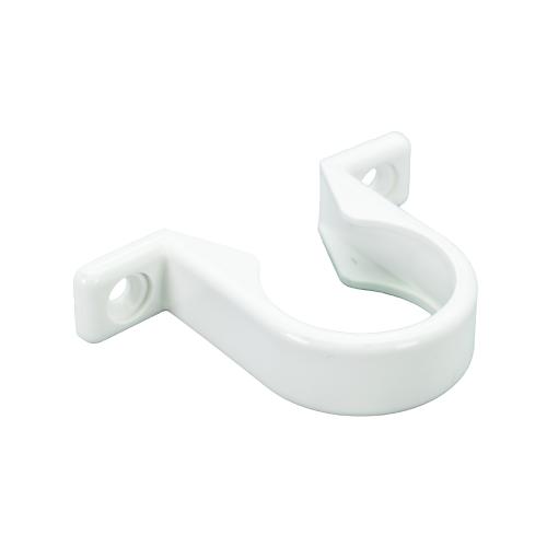 32mm Pipe Clip Solvent White