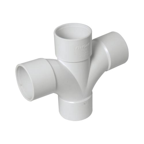 40mm Cross Tee 92.5* Solvent White