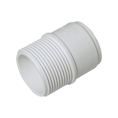32mm Male Adaptors Solvent White