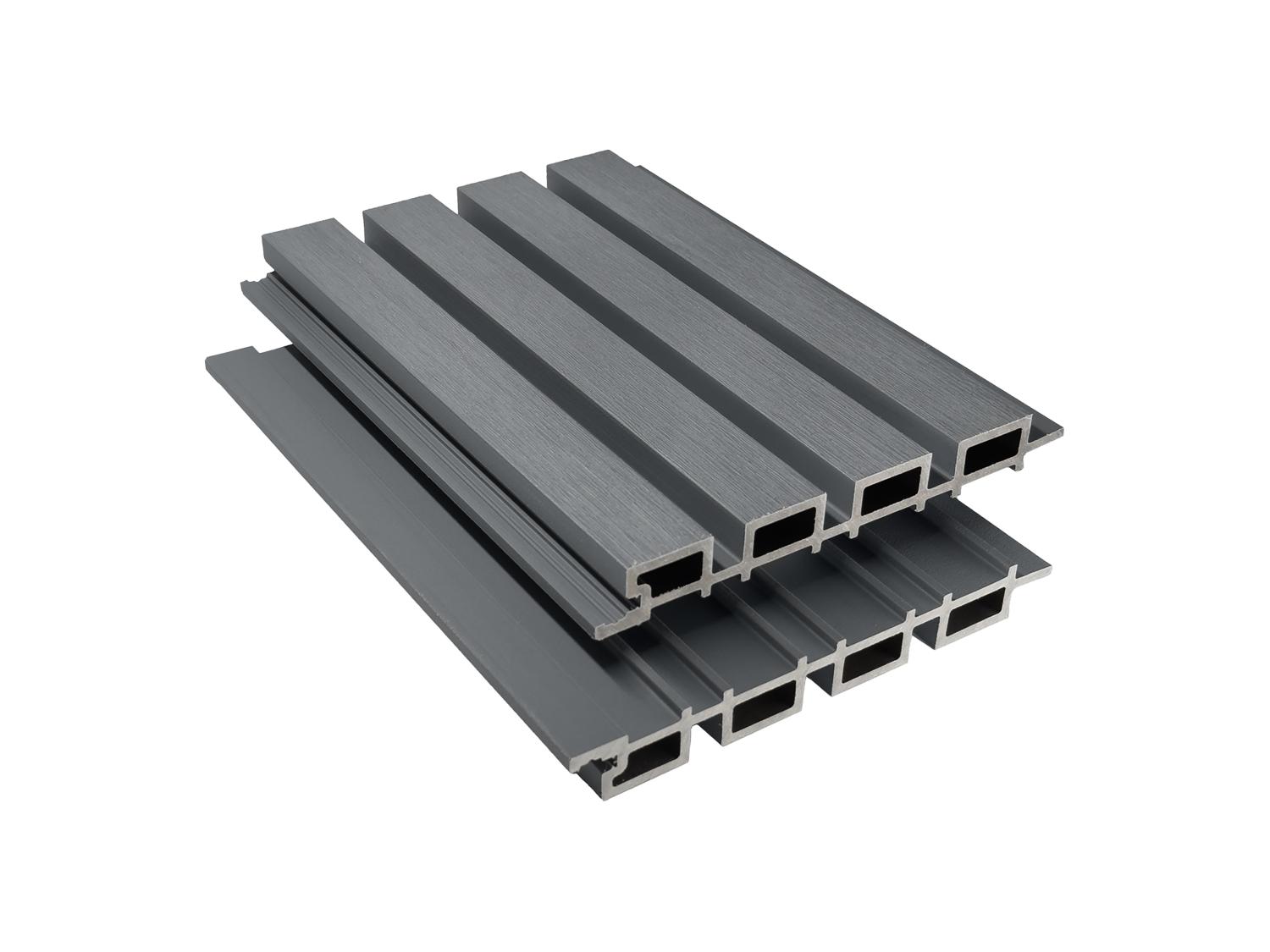 Box Cladding Grey Verde Composite Slatted Cladding u2013 Dark Grey | Low Maintenance ...