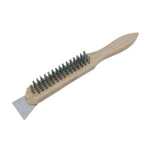 4 Row Wire Brush with scraper