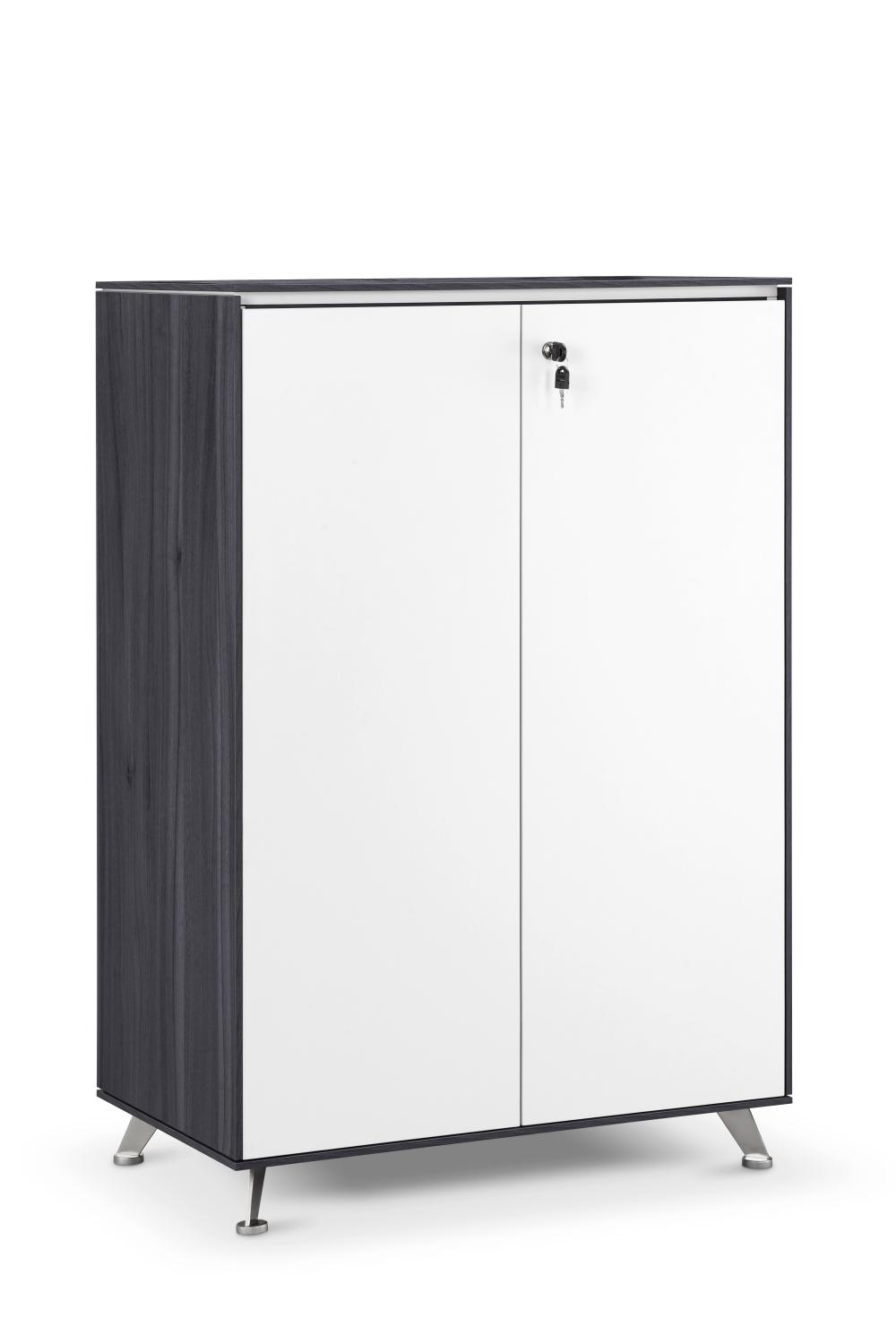 1200mm Tall Executive Double Door Cupboard in Anthracite