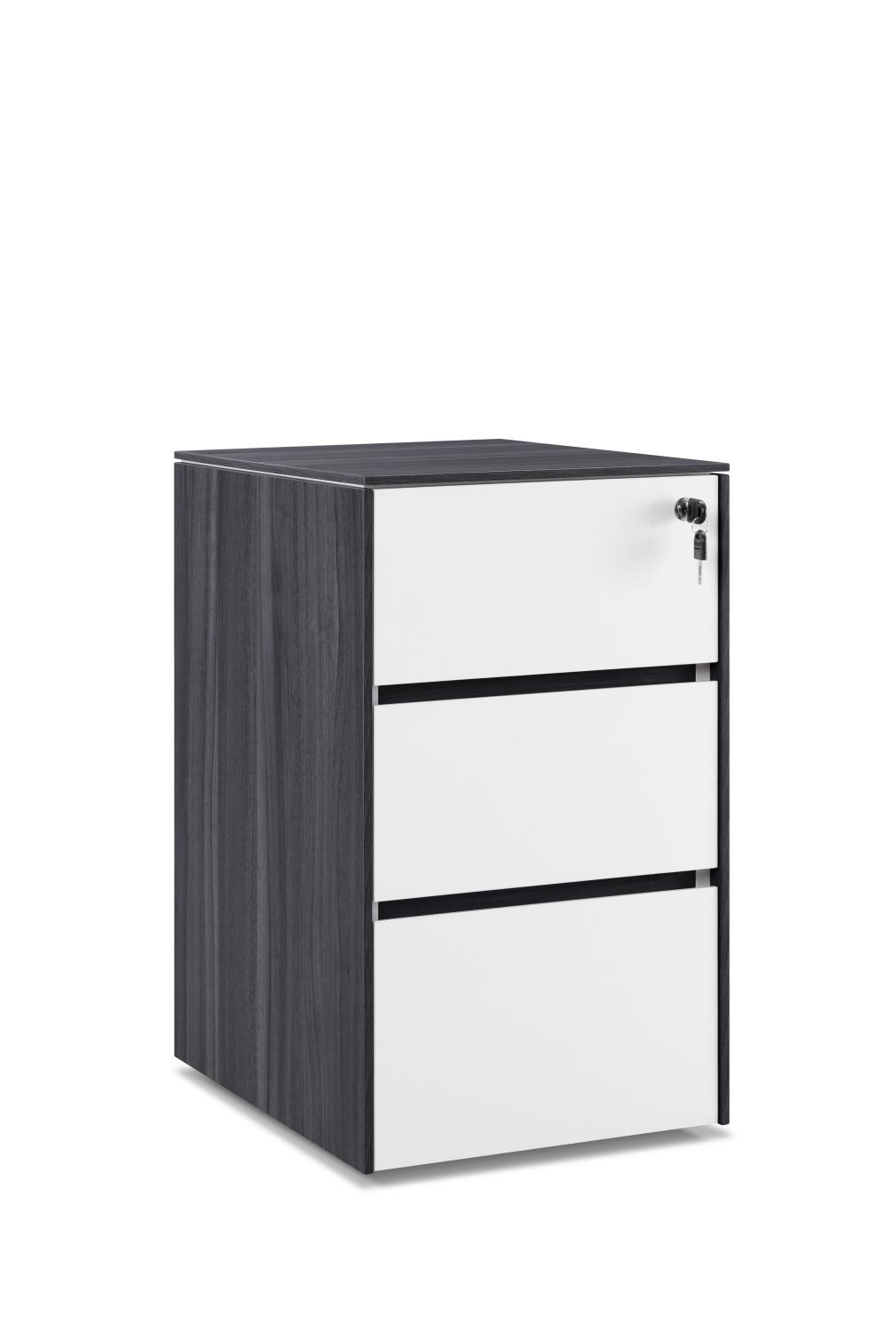 Executive Mobile Pedestal in Anthracite