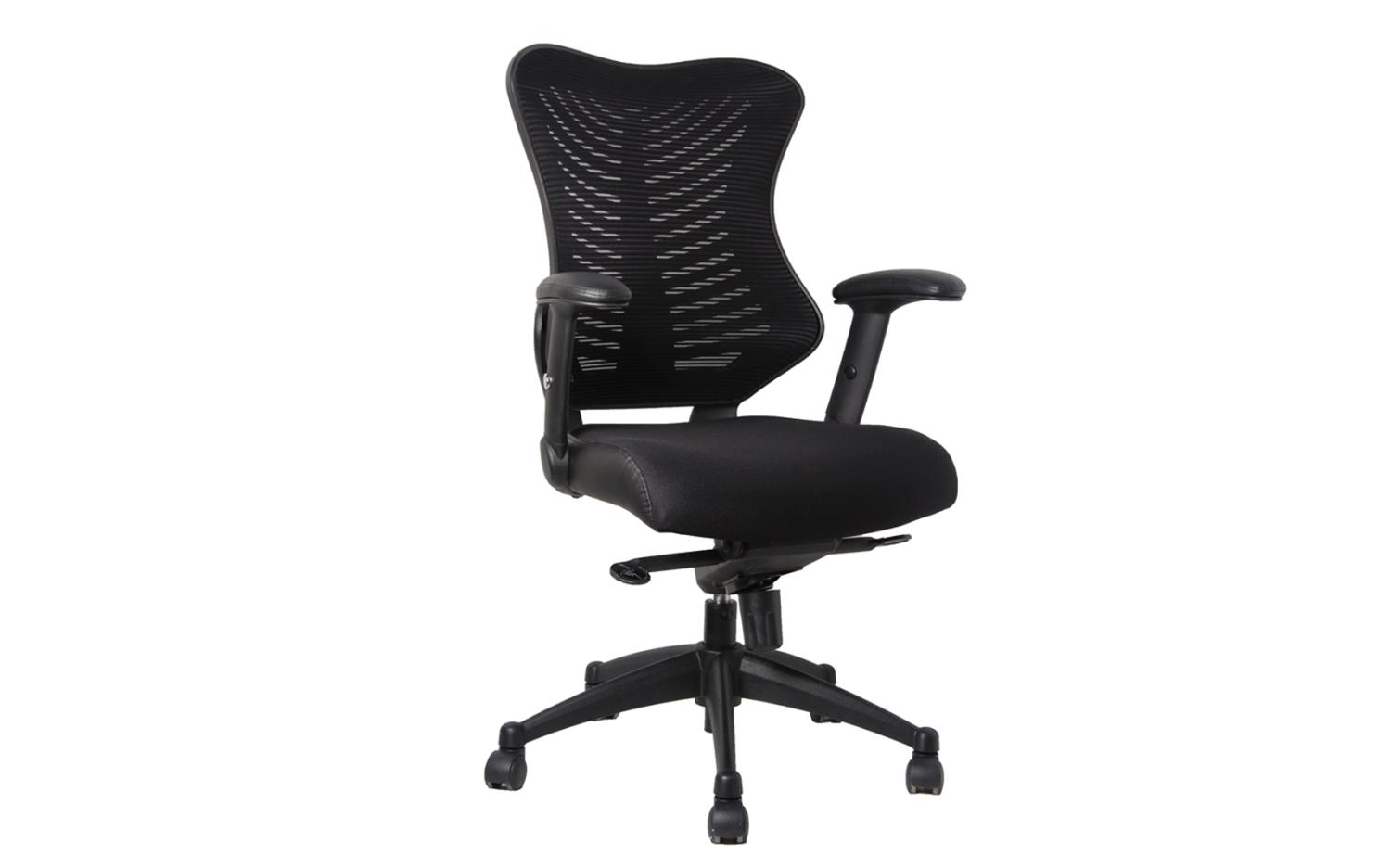 High Back Executive Mesh Chair with Height Adjustable Arms