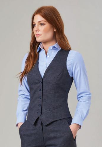 Olivia Check Waistcoat